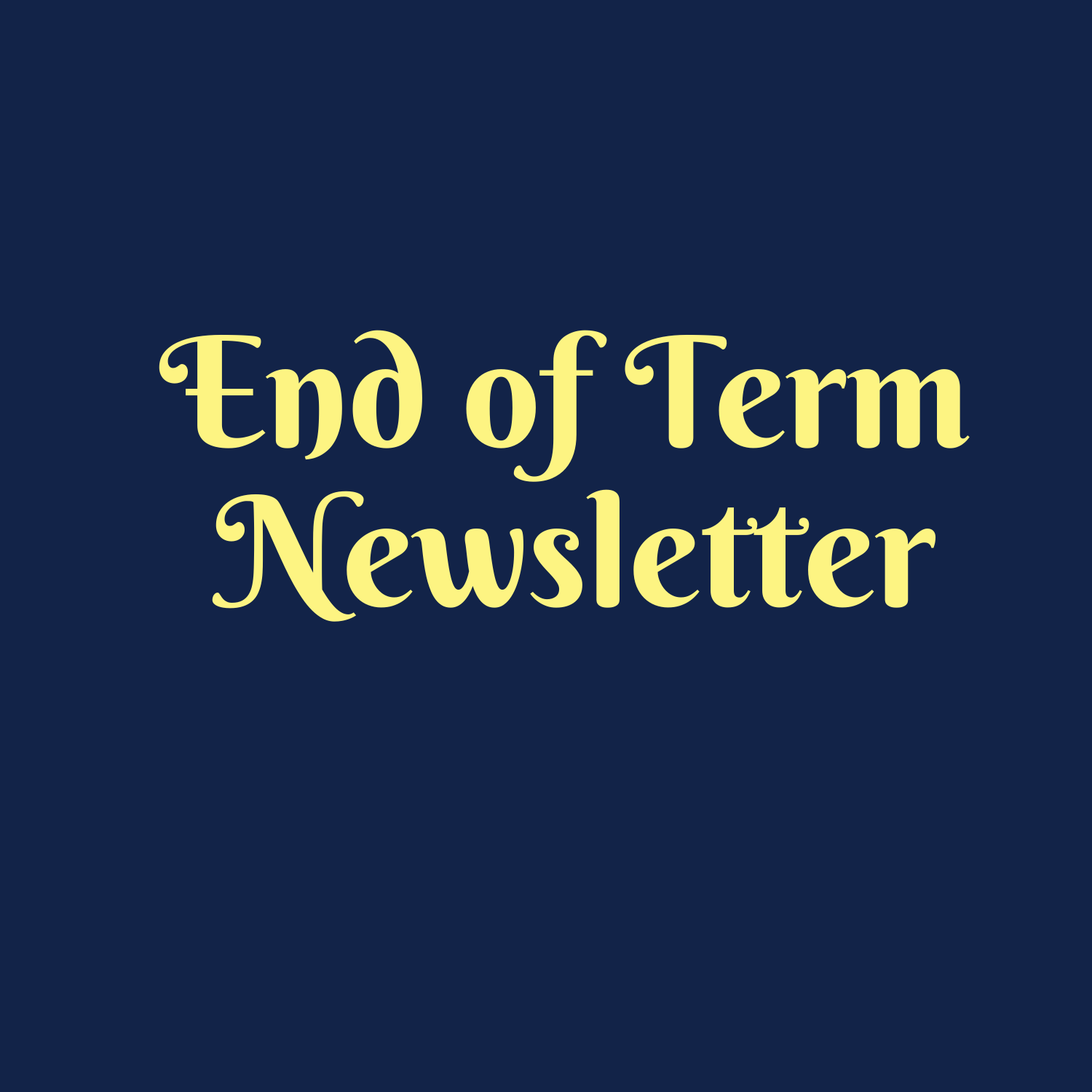 End of Term Newsletter – Christmas 2020