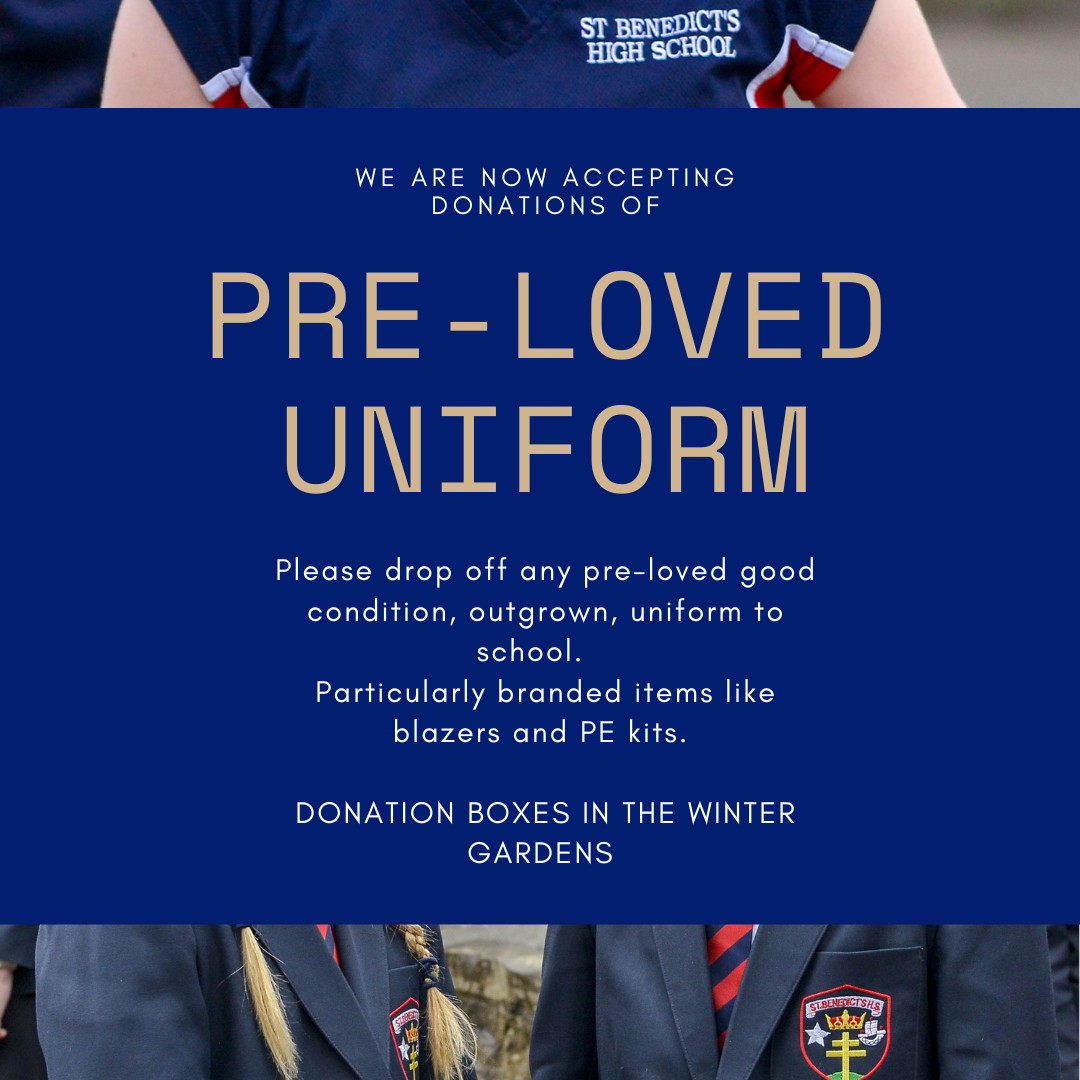 PreLoved Uniform Donation St. Benedict's School